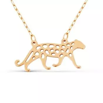 Колье из красного золота Линии Любви