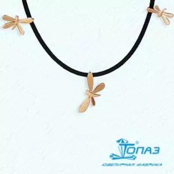 Колье из красного золота Линии Любви