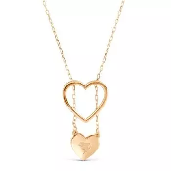 Колье из красного золота Линии Любви