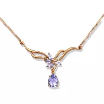 Колье с аметистами Линии Любви