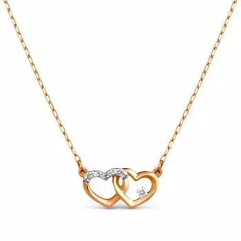 Колье с бриллиантами Линии Любви