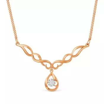 Колье с бриллиантами Линии Любви