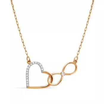 Колье с бриллиантами Линии Любви