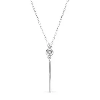 Колье с бриллиантом Линии Любви