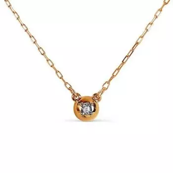 Колье с бриллиантом Линии Любви