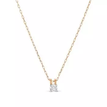 Колье с бриллиантом Линии Любви