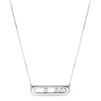 Колье с фианитами Линии Любви