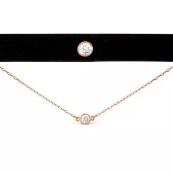 Колье с фианитами Линии Любви