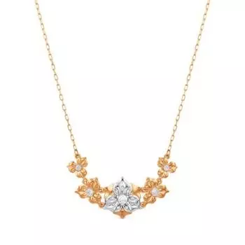 Колье с фианитами Линии Любви