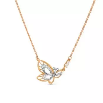 Колье с фианитами Линии Любви