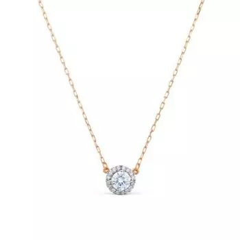 Колье с фианитами Линии Любви