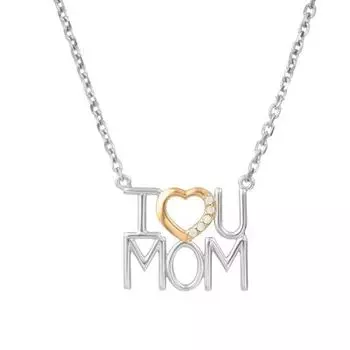 Колье с фианитами Линии Любви