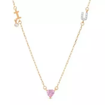 Колье с фианитами Линии Любви