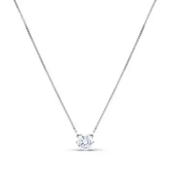 Колье с фианитом Линии Любви