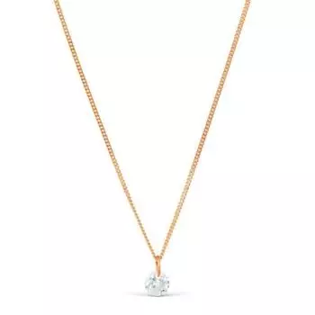 Колье с фианитом Линии Любви