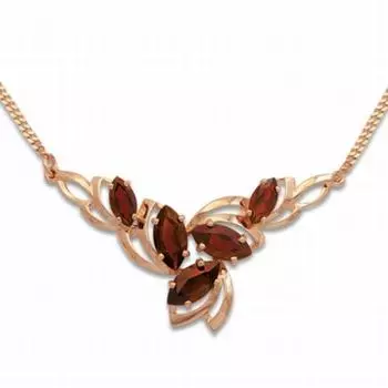 Колье с гранатами Линии Любви