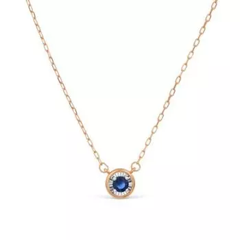 Колье с сапфиром Линии Любви