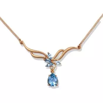 Колье с топазами Линии Любви