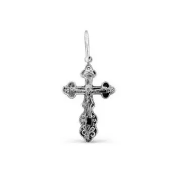 Крестик из серебра Линии Любви
