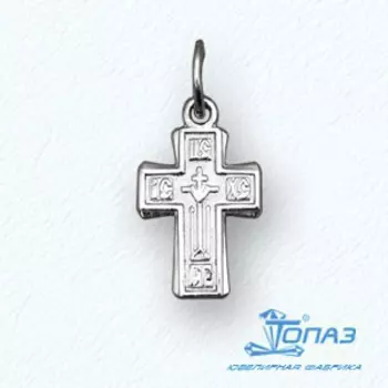 Крестик из серебра Линии Любви