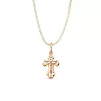 Крестик с эмалью Линии Любви