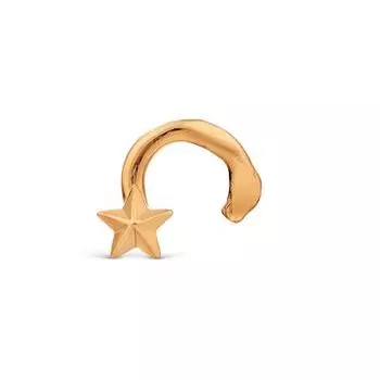 Пирсинг из красного золота Линии Любви