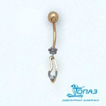 Пирсинг с бриллиантами Линии Любви