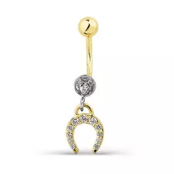 Пирсинг с бриллиантами Линии Любви