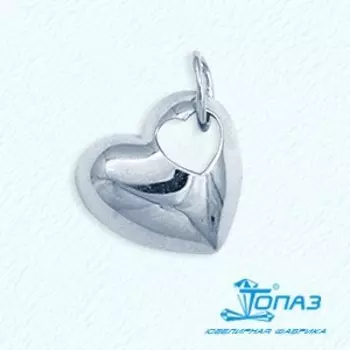 Подвеска из белого золота Линии Любви