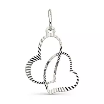Подвеска из белого золота Линии Любви