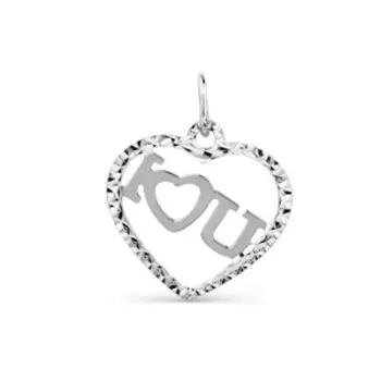Подвеска из белого золота Линии Любви