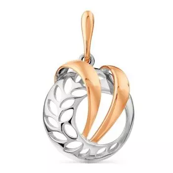 Подвеска из белого золота Линии Любви