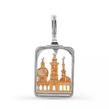 Подвеска из белого золота Линии Любви