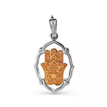 Подвеска из белого золота Линии Любви