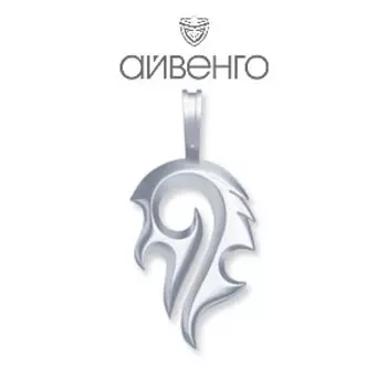 Подвеска из белого золота Линии Любви