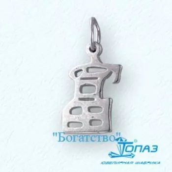 Подвеска из белого золота Линии Любви