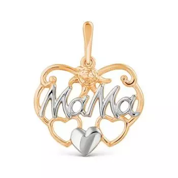 Подвеска из красного золота Линии Любви