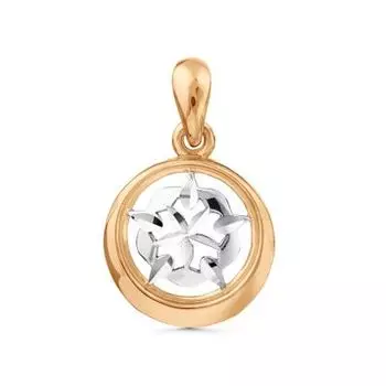 Подвеска из красного золота Линии Любви