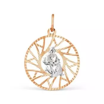 Подвеска из красного золота Линии Любви