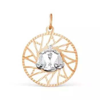 Подвеска из красного золота Линии Любви