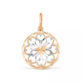 Подвеска из красного золота Линии Любви