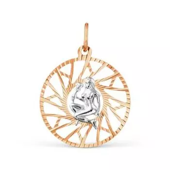 Подвеска из красного золота Линии Любви