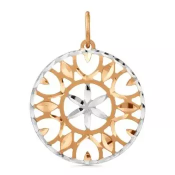 Подвеска из красного золота Линии Любви