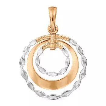 Подвеска из красного золота Линии Любви