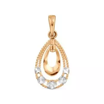 Подвеска из красного золота Линии Любви