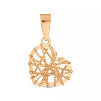 Подвеска из красного золота Линии Любви