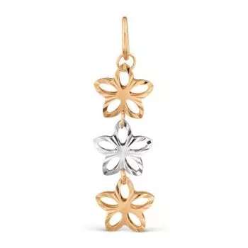 Подвеска из красного золота Линии Любви