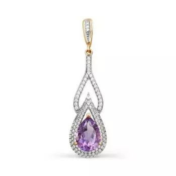 Подвеска из красного золота Линии Любви