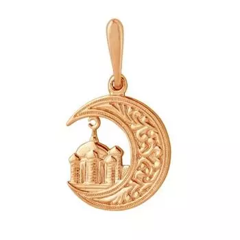 Подвеска из красного золота Линии Любви