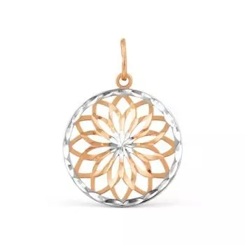 Подвеска из красного золота Линии Любви